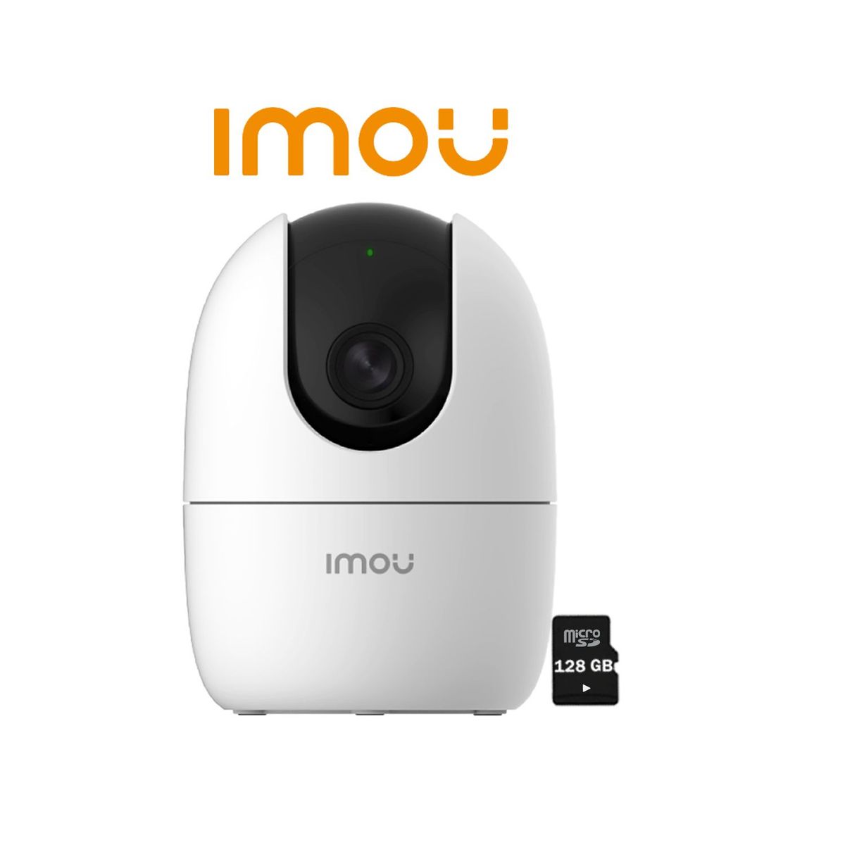 IMOU - Cámara Inalámbrica RANGER 2 Gira 360º 3MP 50Mts + Micro SD 128GB