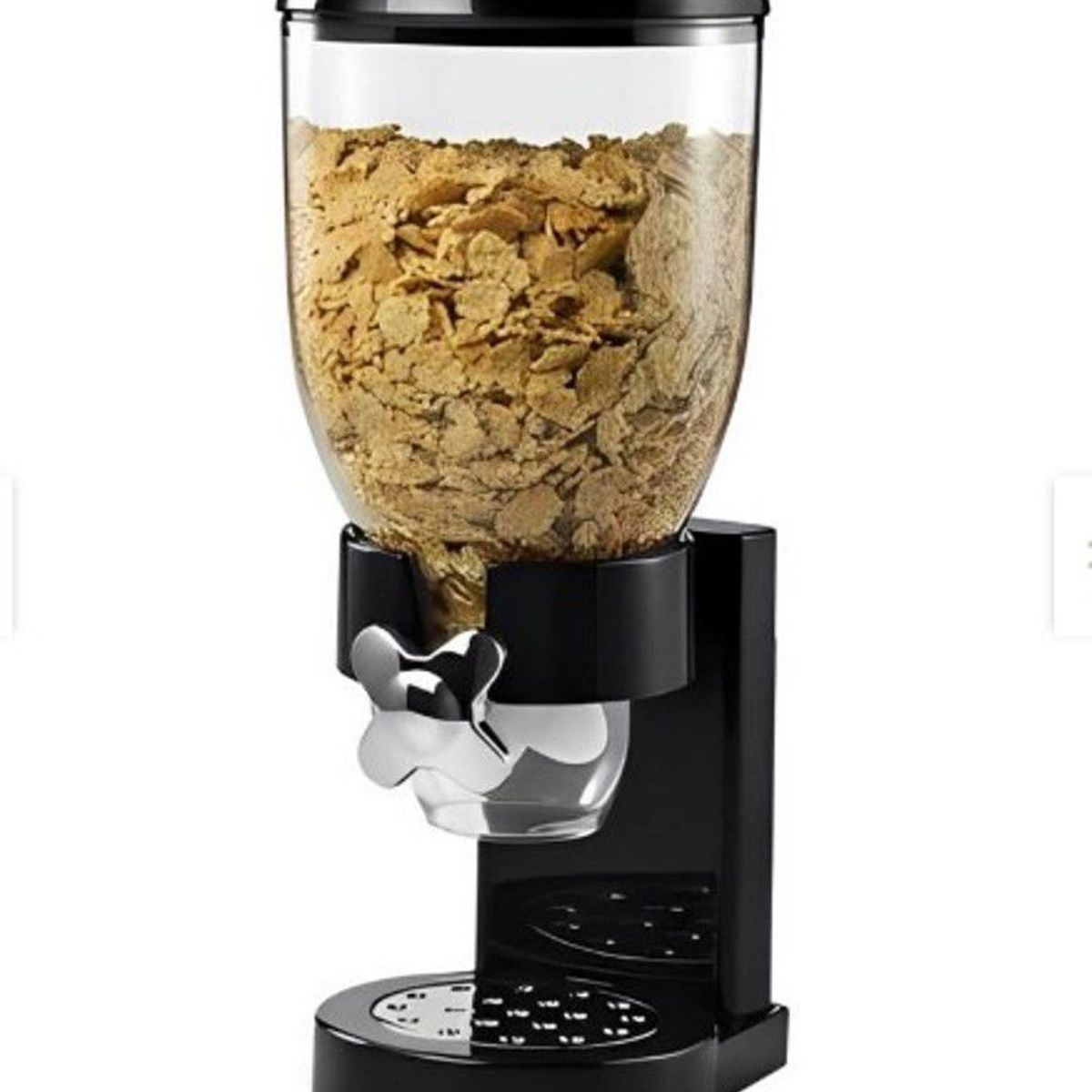 GENERICO - Dispensador para Cereales Dulces Fruta Seca NEGRO