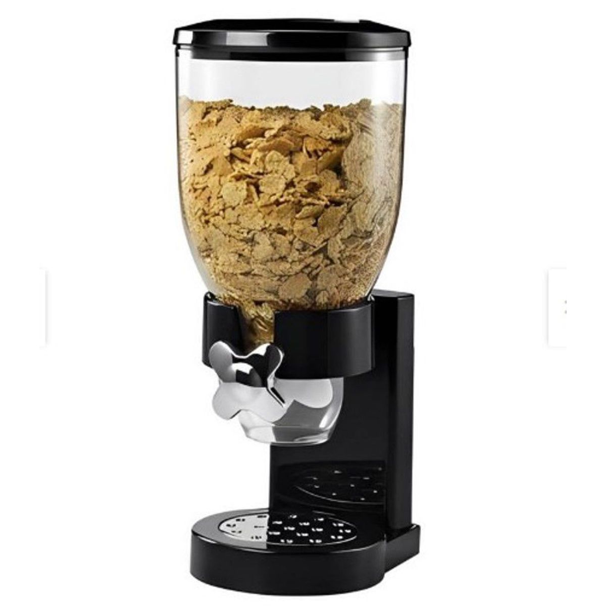 GENERICO - Dispensador para Cereales Dulces Fruta Seca NEGRO
