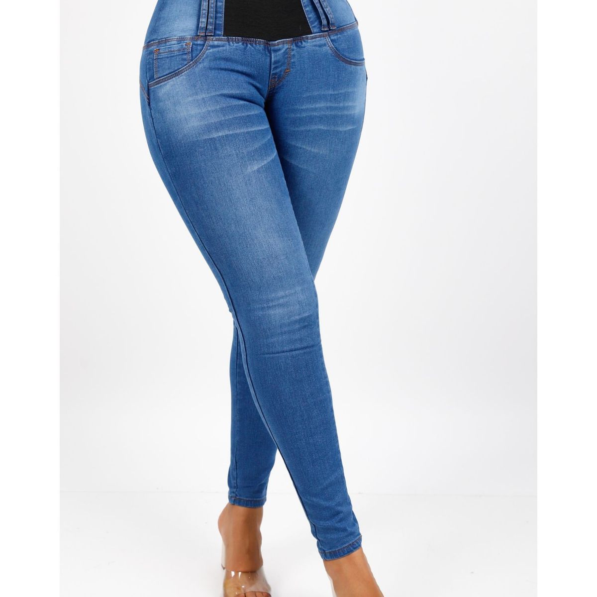 BENCUS JEANS - Pantalón Jeans Mujer Faja Interna