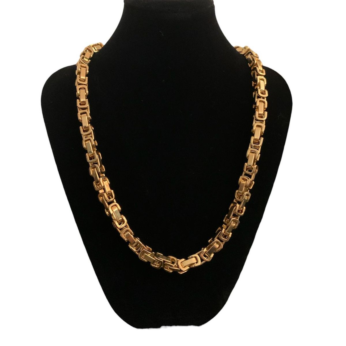 GENERICO - Collar Cadena de oro en acero inoxidable