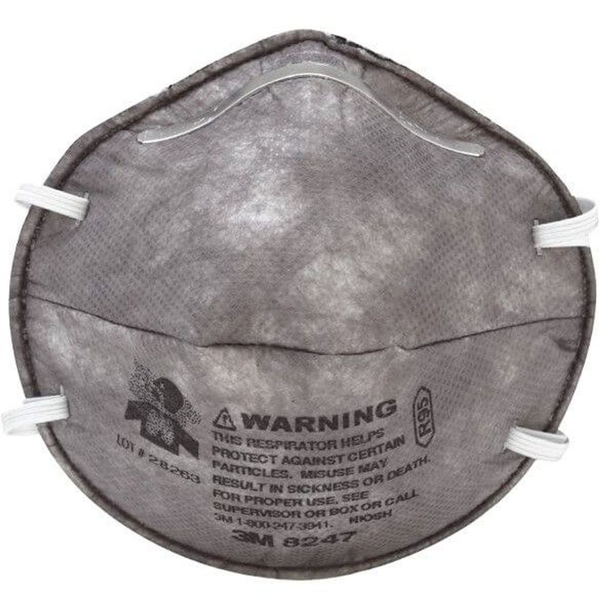 3M - RESPIRADOR LIBRE DE MANTENIMIENTO 3M 8247 R95 CAJA X 20 UND