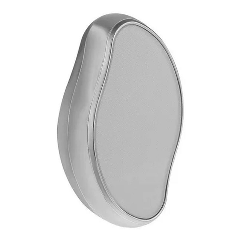 DENISASAA - 2 Piezas Amoladora De Pies Depilatoria Cristal Exfoliación-Plateado