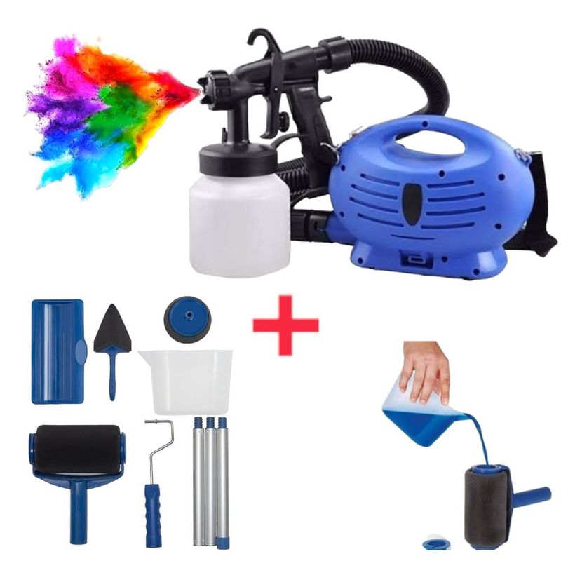 OEM - Duo para Pintar Rodillo y Pistola  Compresor  Recipiente