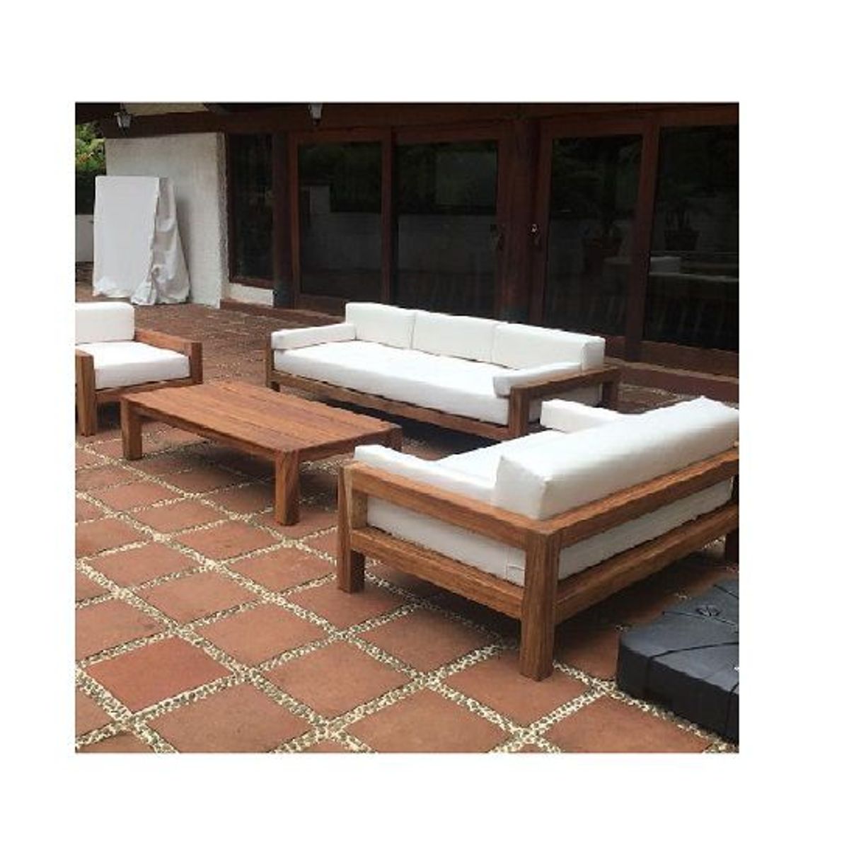 DMUEBLES - SALA DMUEBLES MORA 3-2-1  MESA DE CENTRO