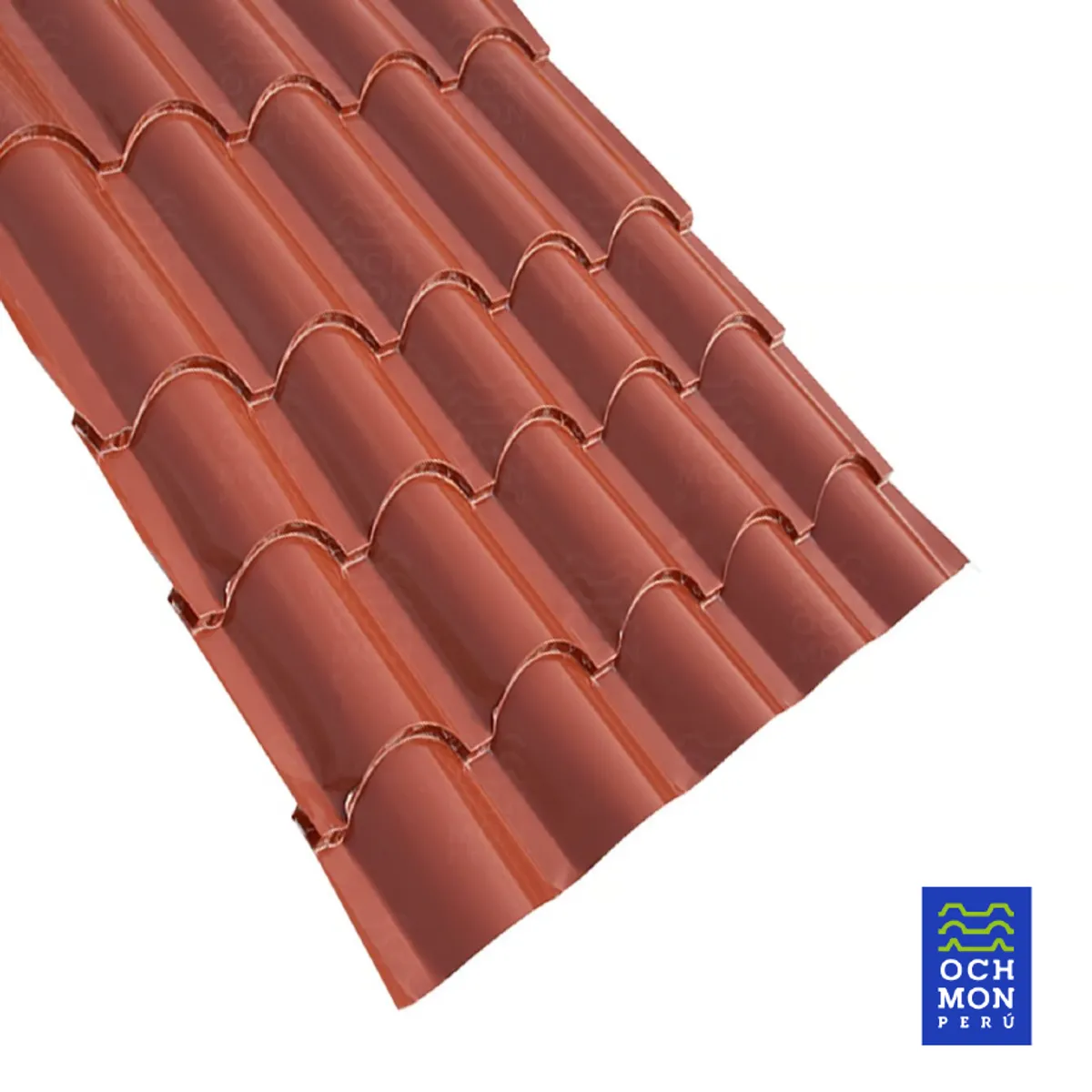 OCHMON PERU - Techos Teja Andina Aluzinc 040mm de 105mt ancho x 3.6 mt largo