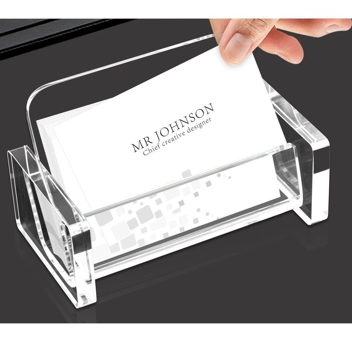 OEM - Tarjetero de Acrilico - Transparente