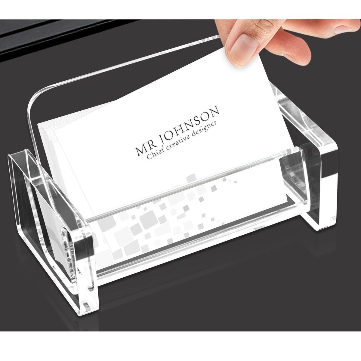 OEM - Tarjetero de Acrilico - Transparente