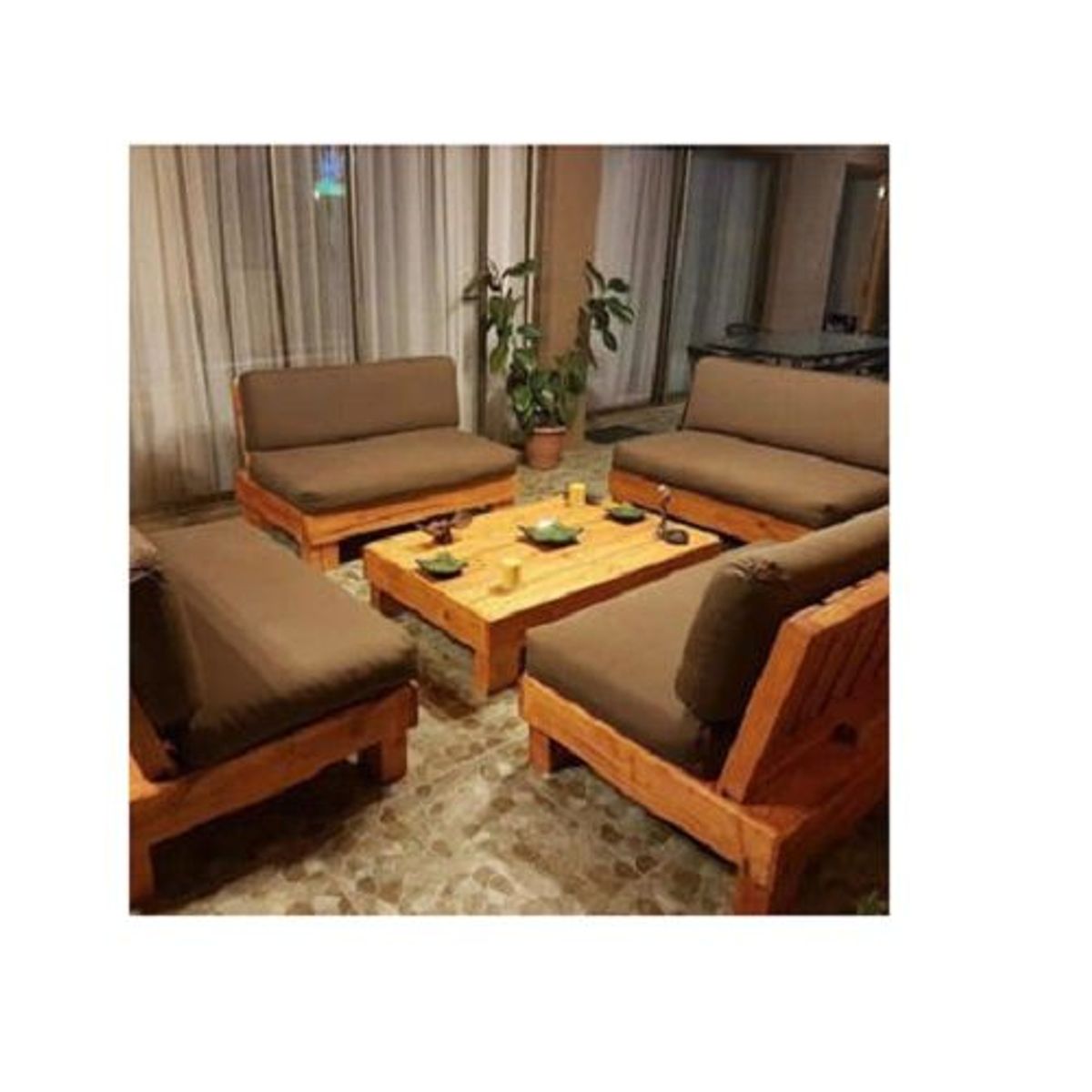 DMUEBLES - SALA DMUEBLES  MARAA 2 -2-2 + MESA DE CENTRO.