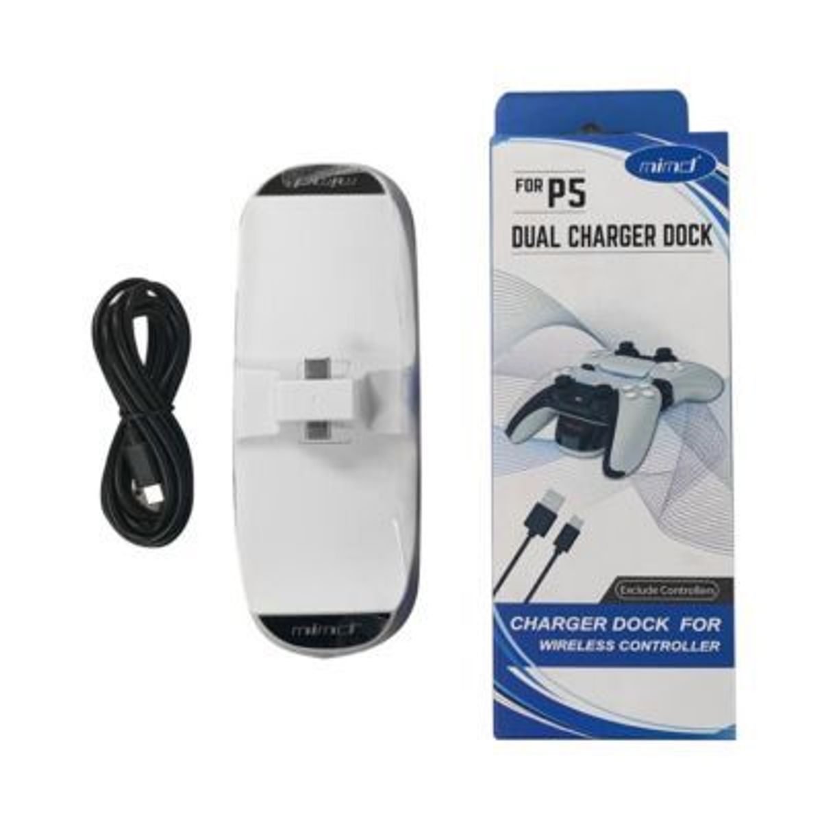 OEM - Cargador Dual para Controlador PS5 Estación de Carga Base de Carga