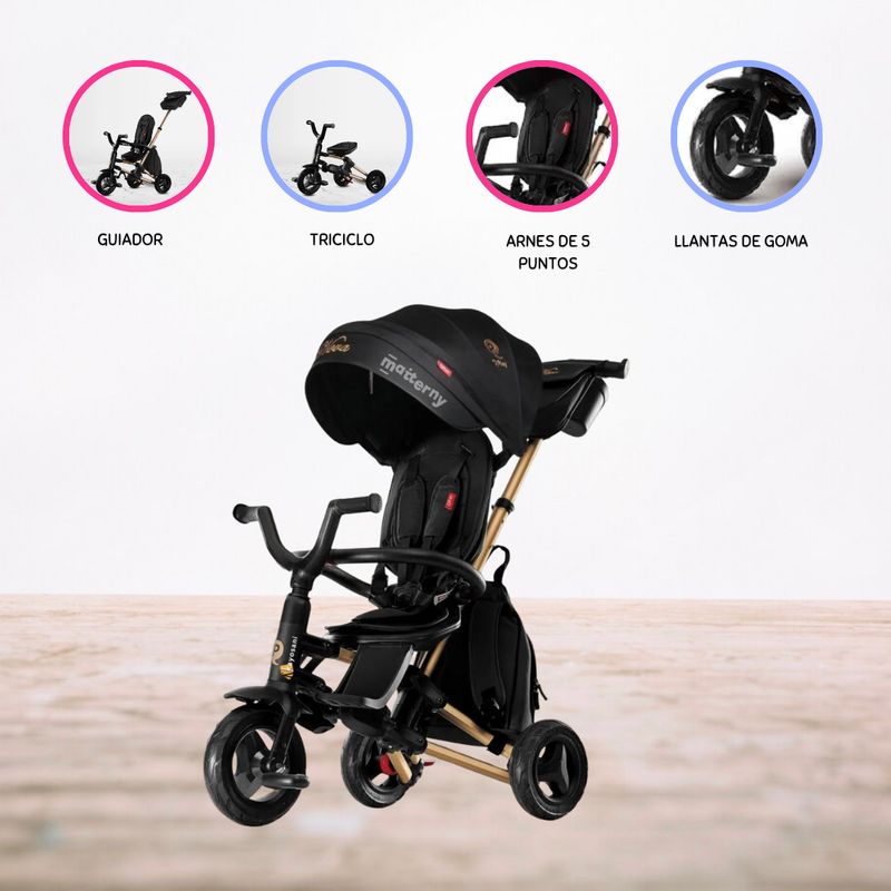 GENERICO - Triciclo Guiador Plegable para Niños «NOVA» GOLDEN