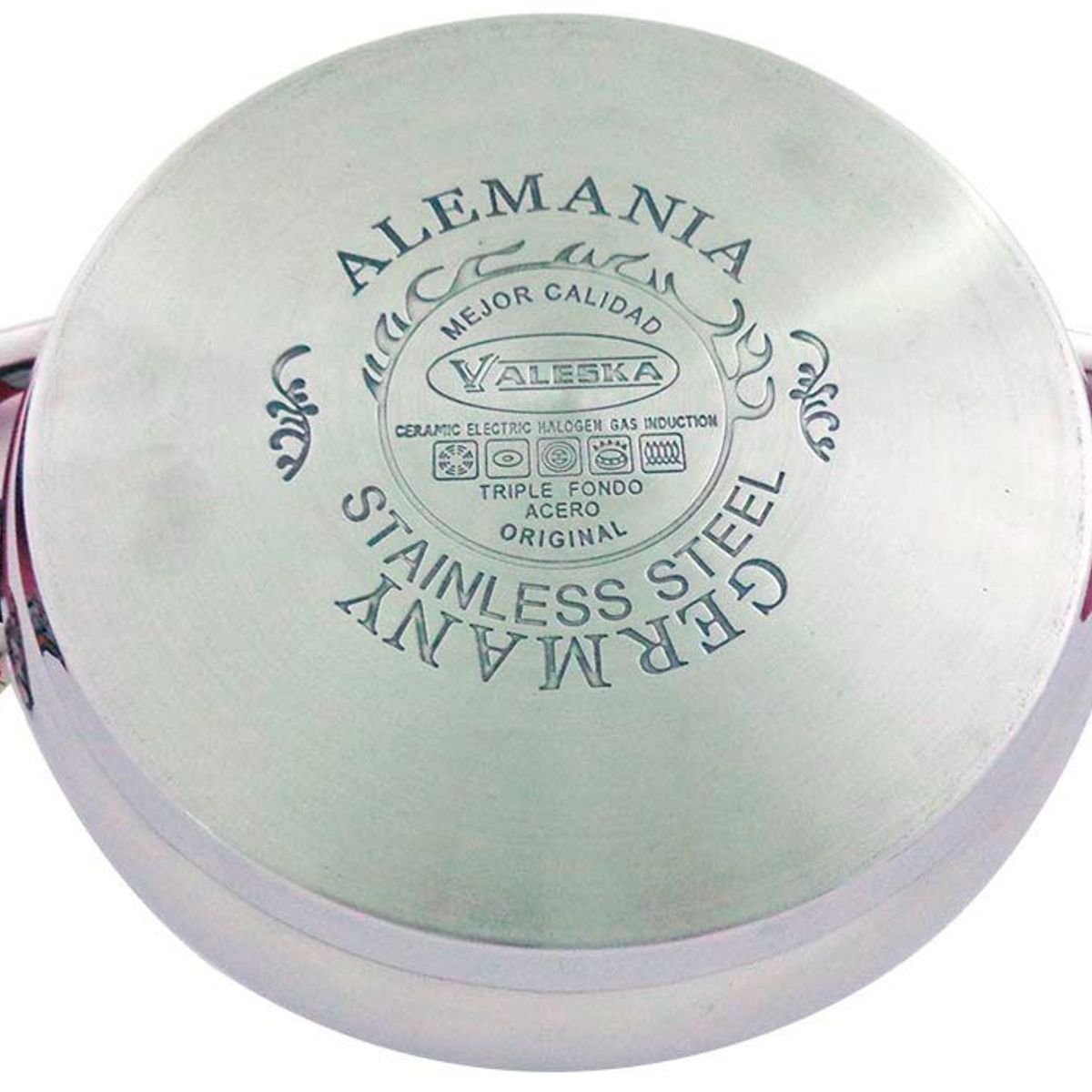 VALESKA - Juego de Ollas 13  Piezas Acero Inoxidable N Valeska