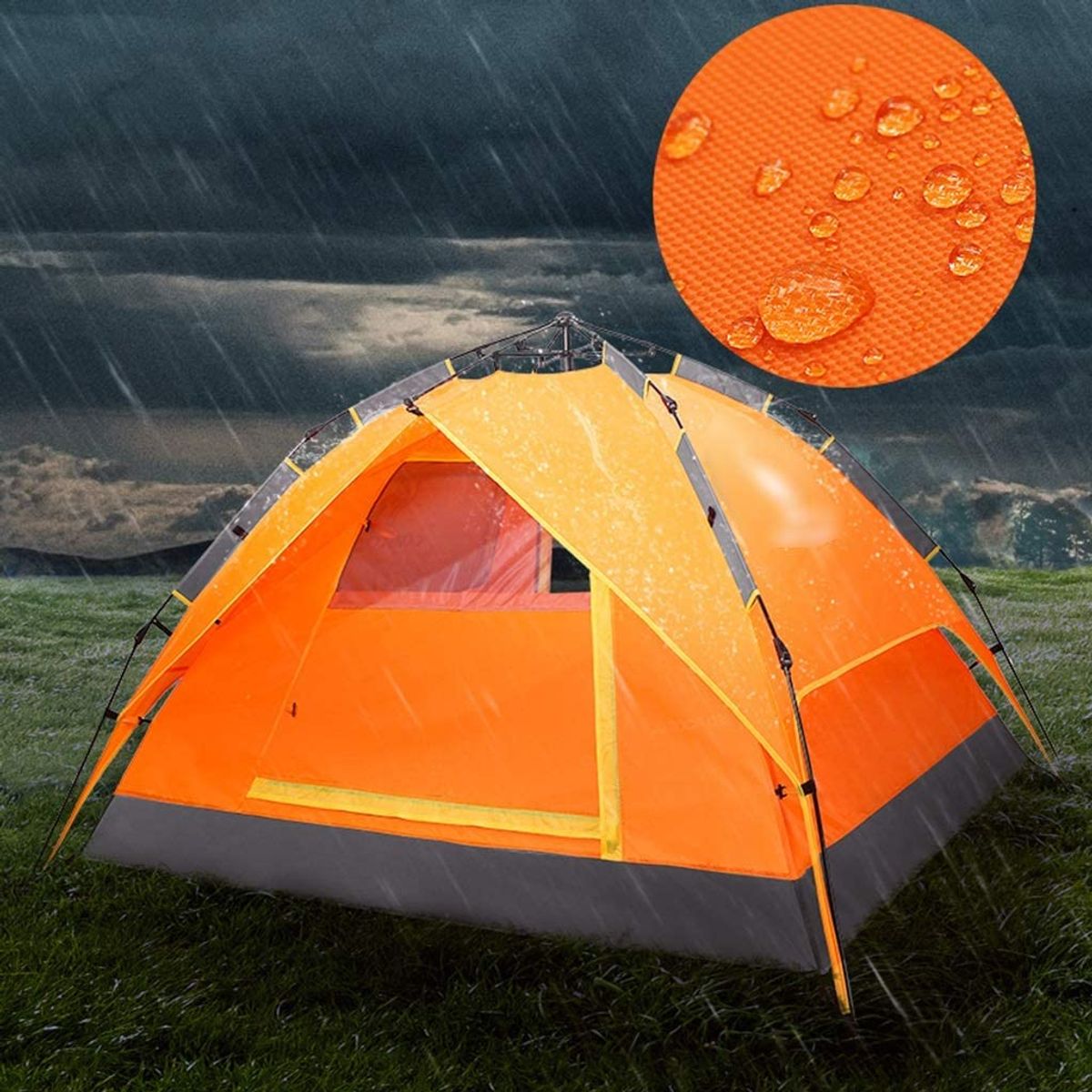 EVERBEST - Carpa Automática Camping para 4 Personas de Alta Montaña