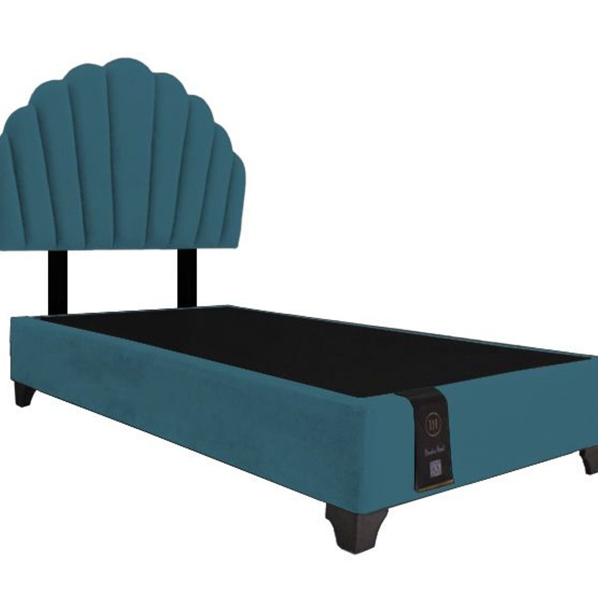 BARAKA HOME - Dormitorio Afrodita + Cabecera patas ajustables 2 plz - Cobalto