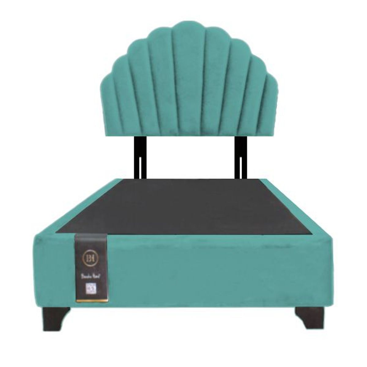 BARAKA HOME - Dormitorio Afrodita + Cabecera patas ajustables 2 plz - Jade