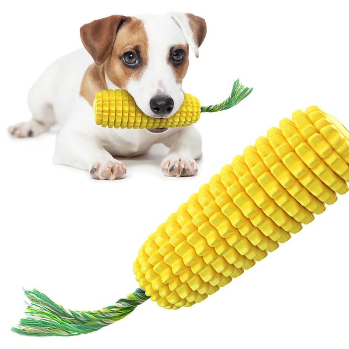 IMPORTADO MC - Juguete Masticable Para Perro con forma de maíz