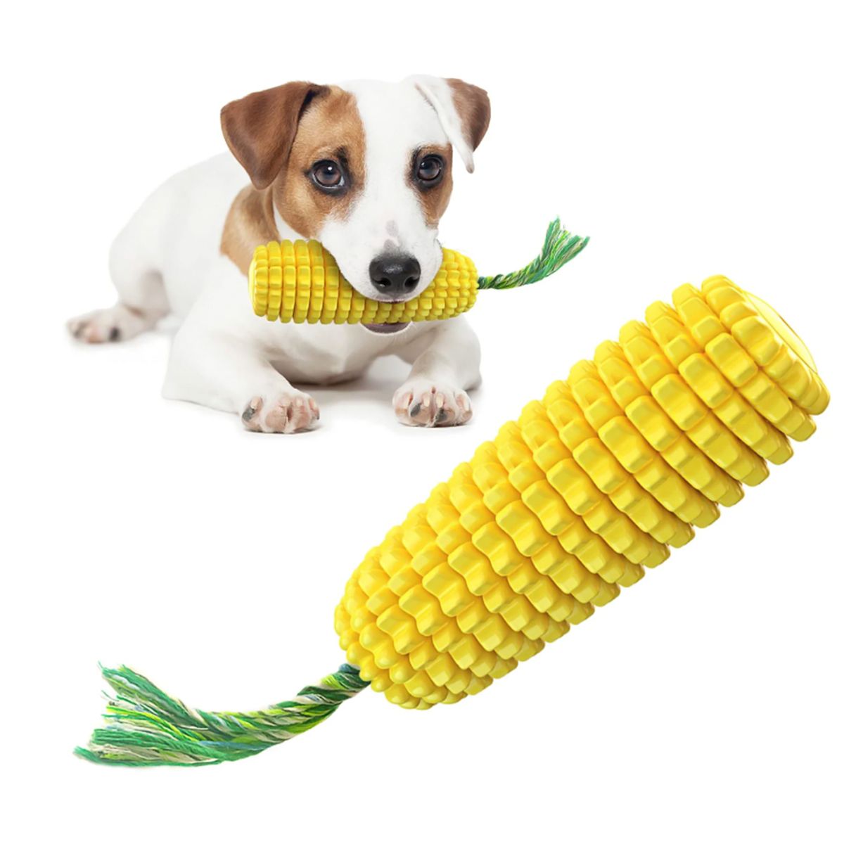 IMPORTADO MC - Juguete Masticable Para Perro con forma de maíz