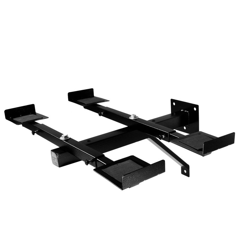 GENERICO - RACK PARA HORNO MICROONDAS CON SOPORTE COLOR NEGRO