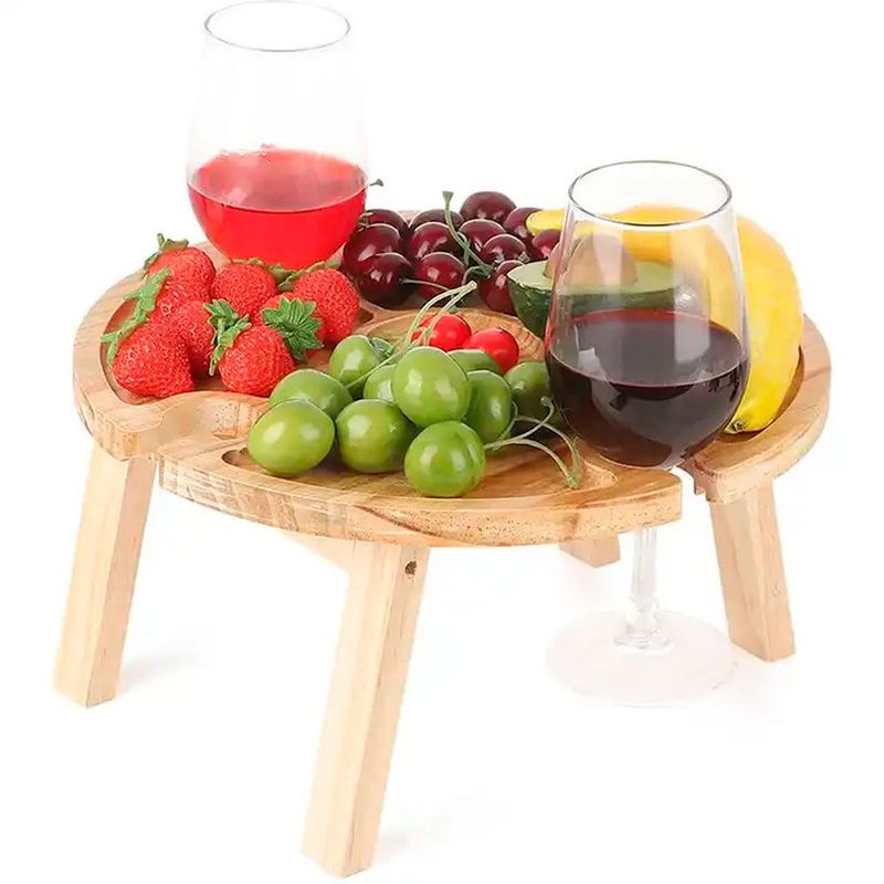 GENERICO - Mesa plegable para Piqueos y Vino