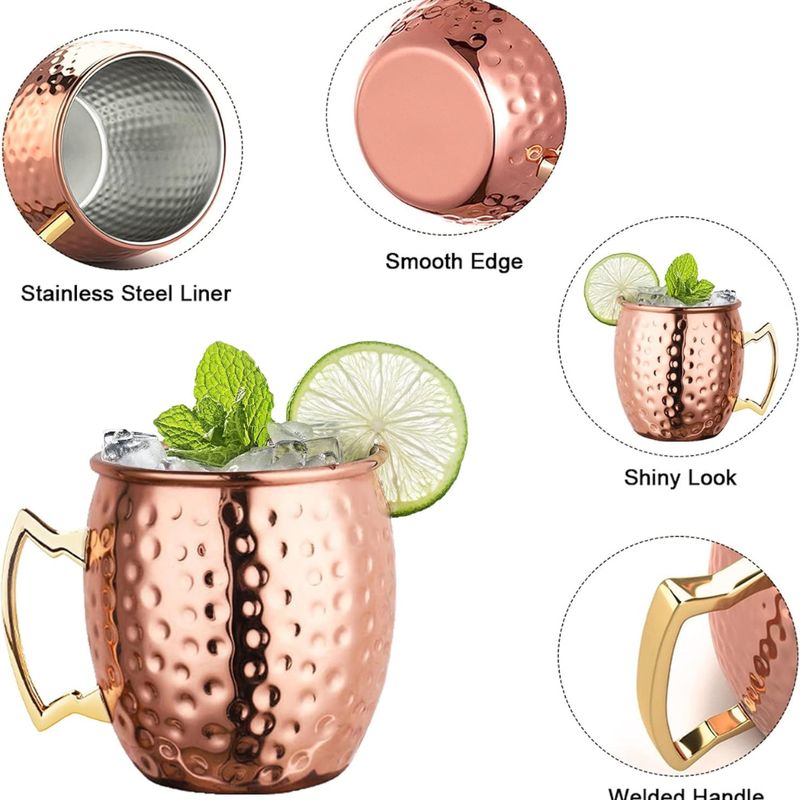 GENERICO - Taza bañada en  cobre Moscow Mule