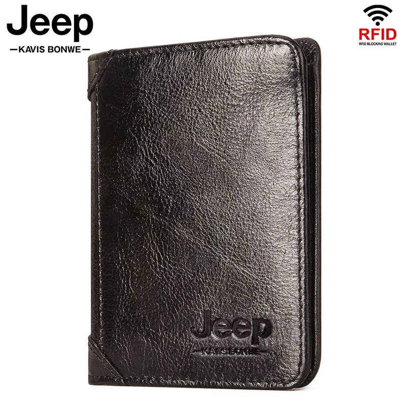 GENERICO - Billetera J-Kavis de Cuero Vacuno BP722 Estilo vintage