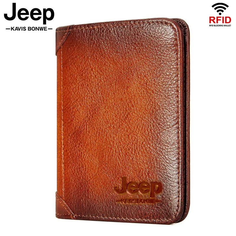 GENERICO - Billetera J-Kavis de Cuero Vacuno BP722 Estilo vintage