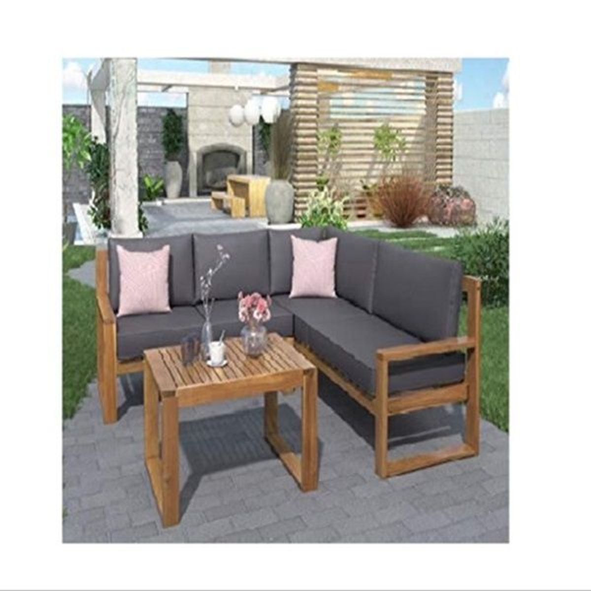 DMUEBLES - SECCIONAL DMUEBLES  MARIANA  + MESA DE CENTRO