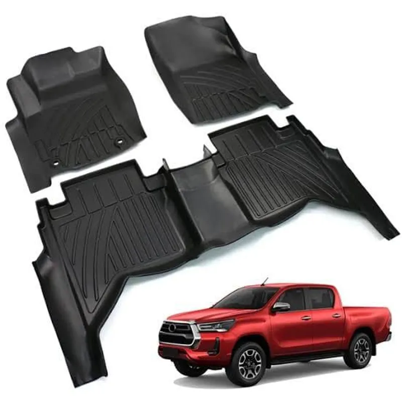 GENERICO - PISOS BANDEJA 3D TOYOTA HILUX REVO 2016 2018 2020 2022 2023