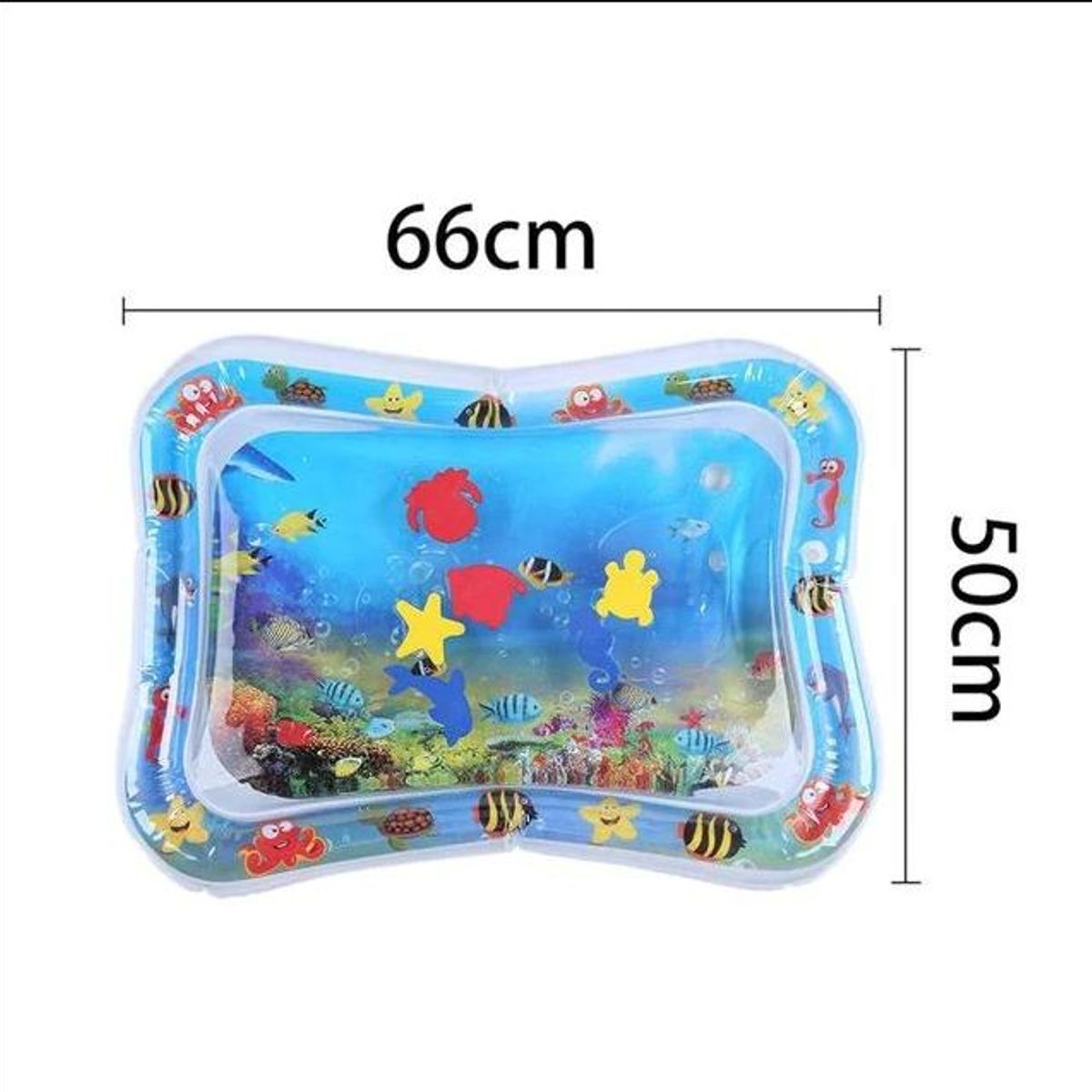 GENERICO - ALFOMBRA DE AGUA ESTIMULACIÓN PARA BEBÉ MEDIDA 60X50CM