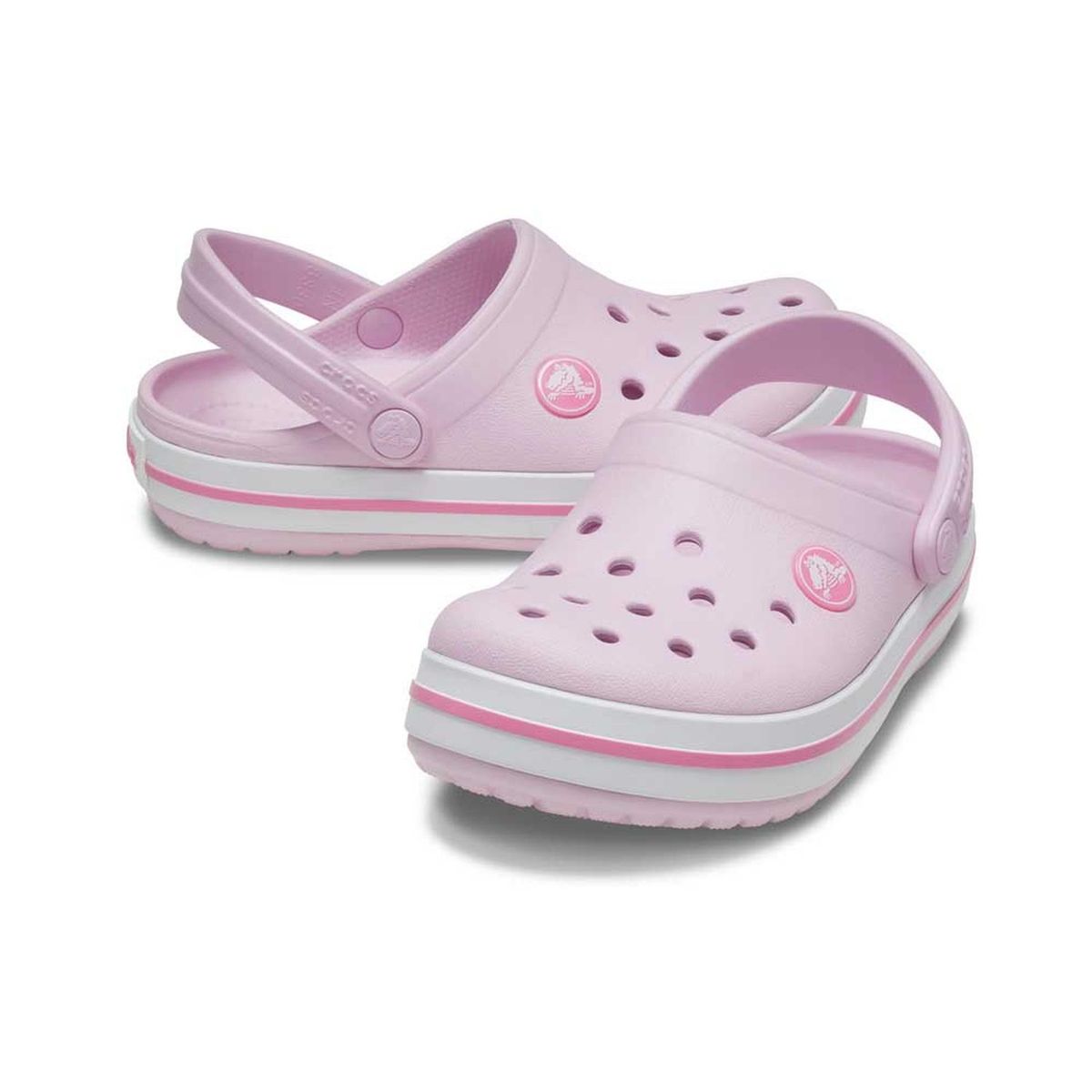 CROCS - Zuecos CROCS Crocband Clog T Ballerina Pink Niños
