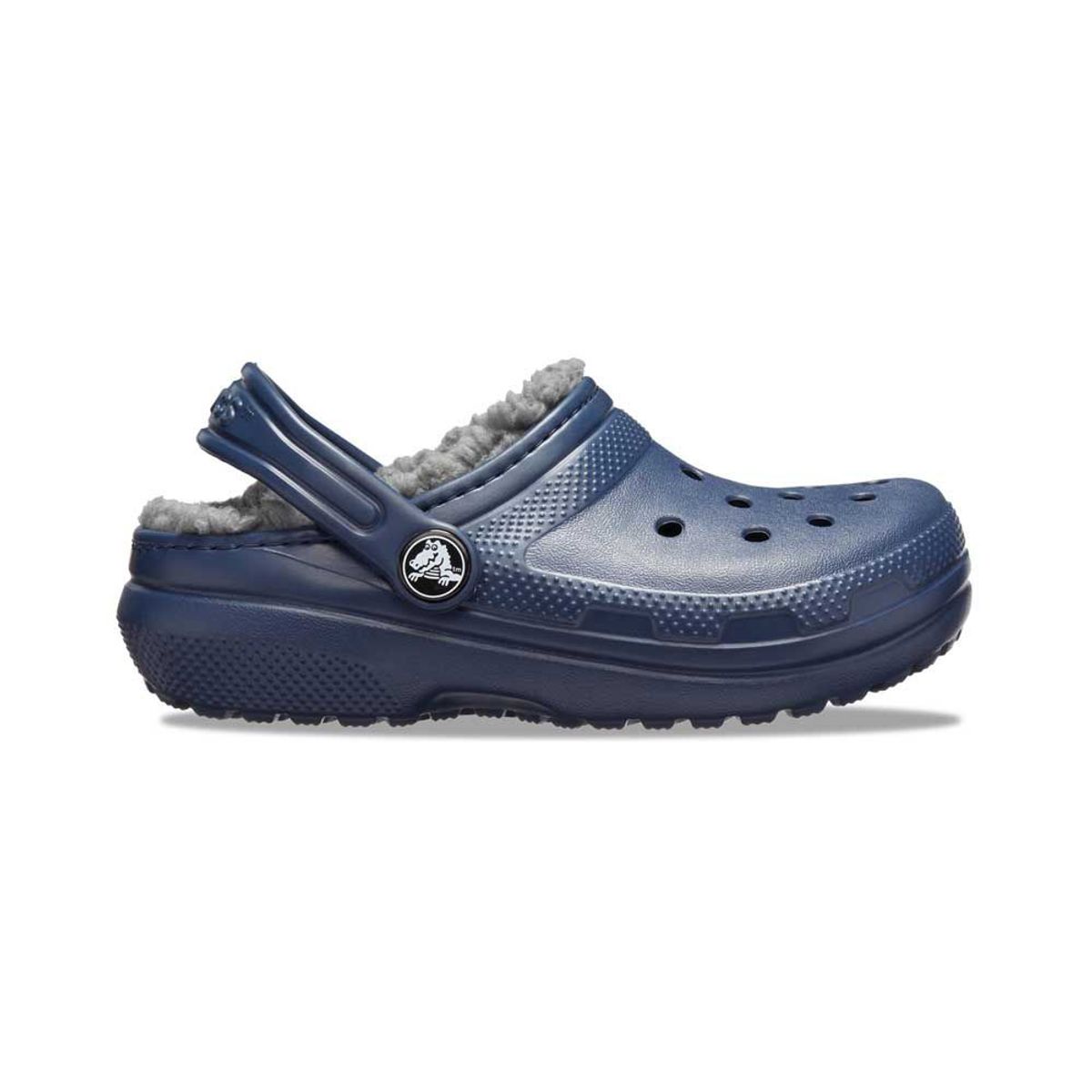 CROCS - Zuecos CROCS Classic Lined Clog K Navy/Charcoal Niños