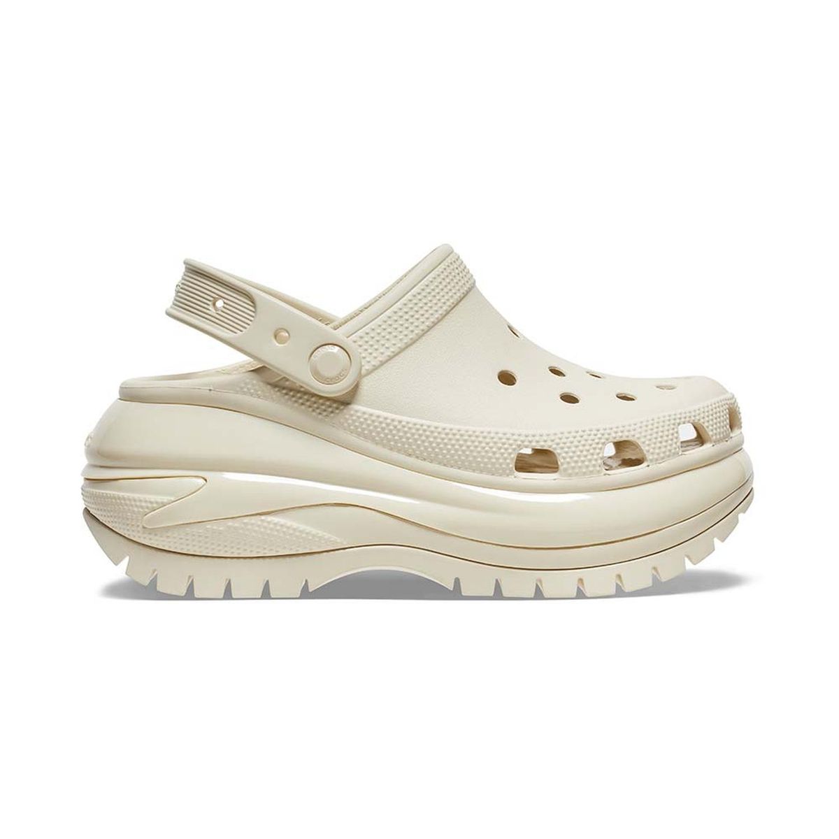 CROCS - Zuecos CROCS Classic Mega Crush Clog Bone Unisex