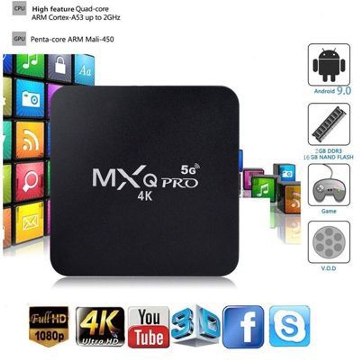 OEM - Convertidor De TV A Smart Tv Y Android MXQ 4K