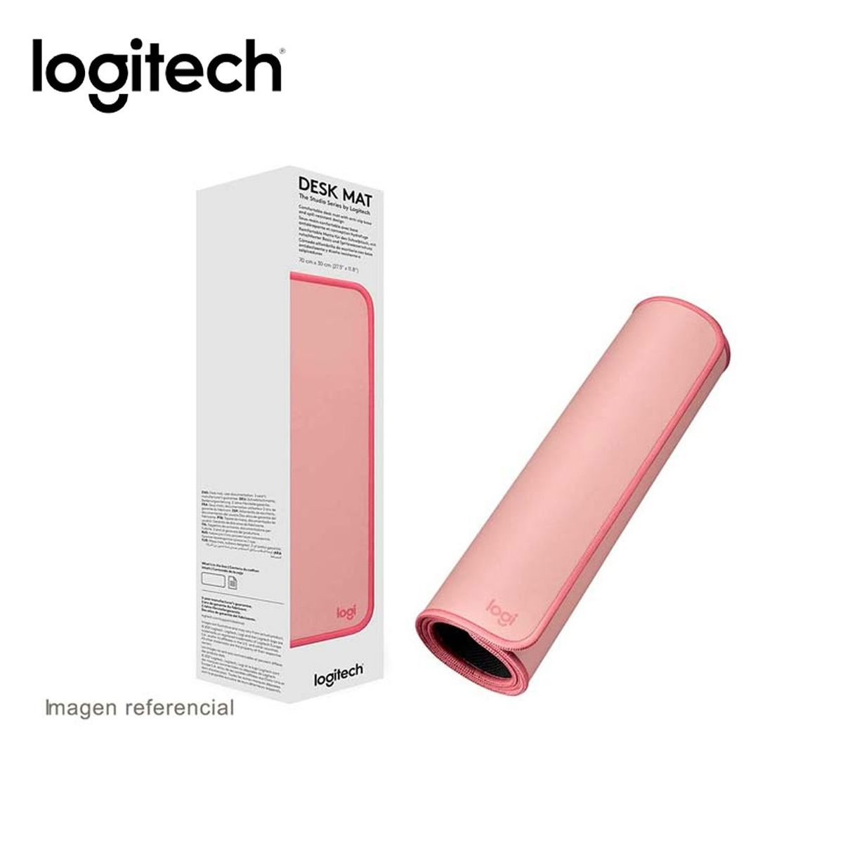 LOGITECH - Pad Mouse Logitech Deskpad Anti-Salpicaduras  Rosado