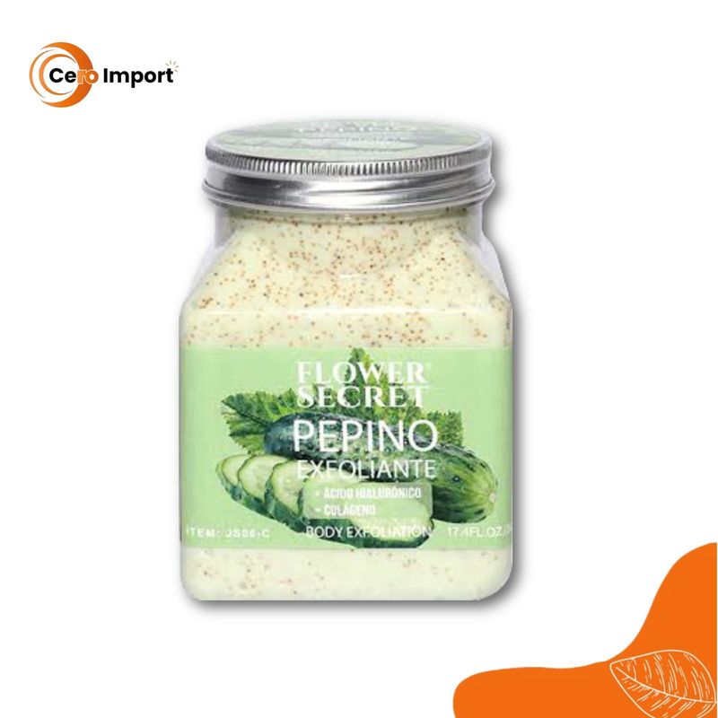 GENERICO - Exfoliante Corporal Ácido Hialurónico y Colageno PEPINO 500ML
