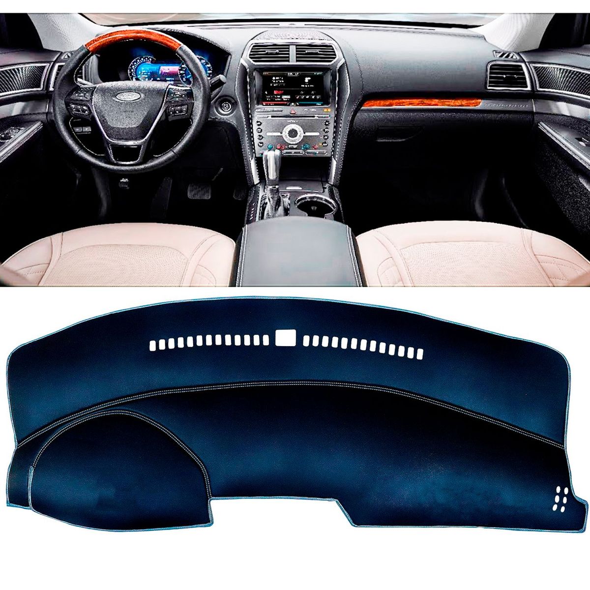 TECGO - PROTECTOR PARA TABLERO TIPO FORD EXPLORER 2016