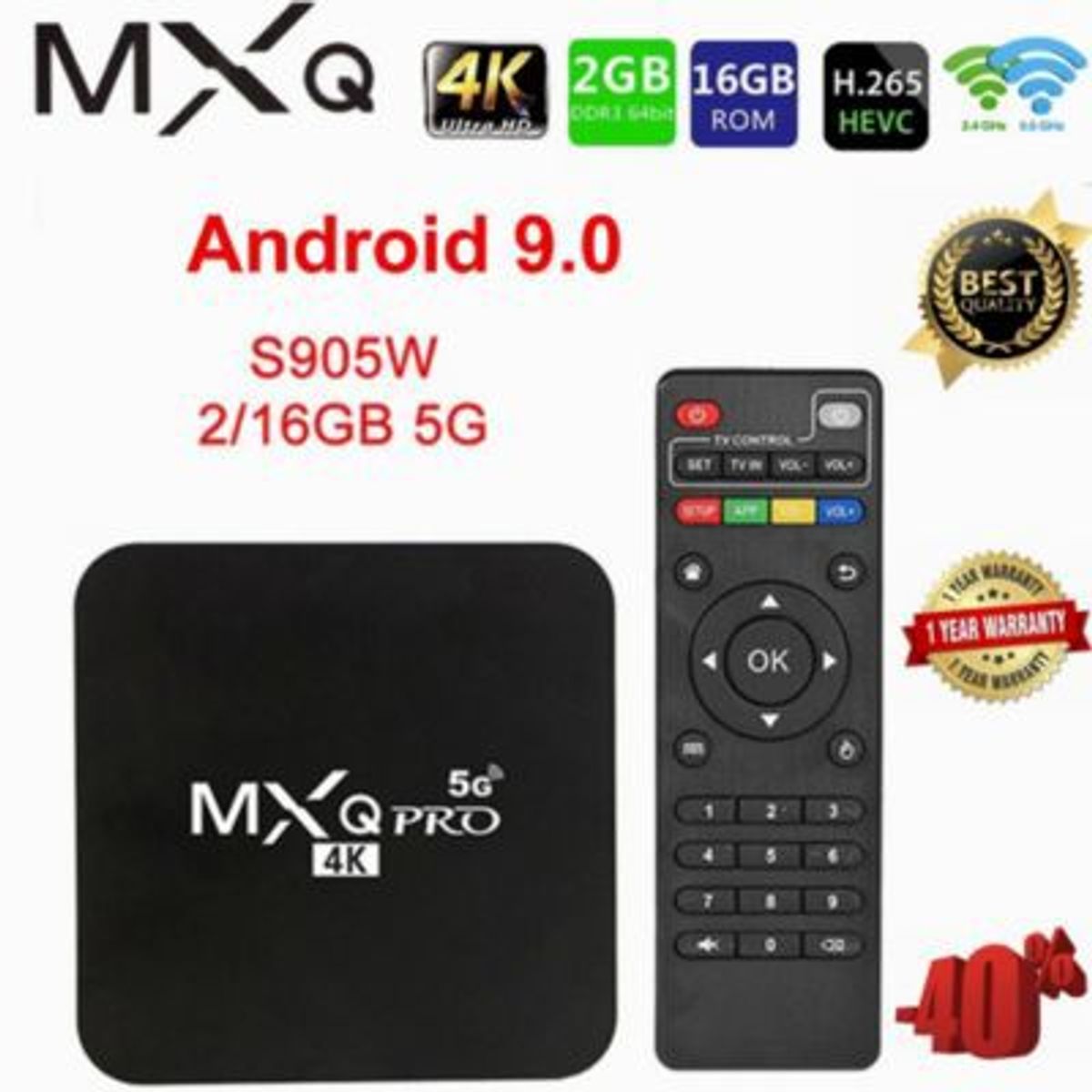 OEM - Convertidor De TV A Smart Tv Y Android MXQ 4K