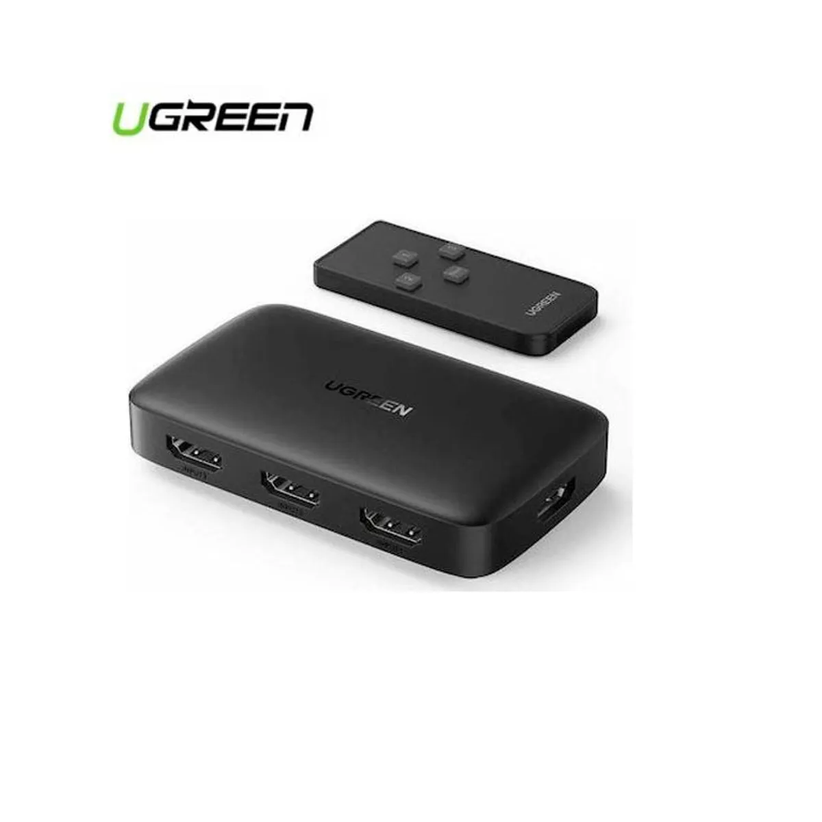 UGREEN - SWITCH SELECTOR HDMI 3X1 3 ENTRADAS A 1 SALIDA ULTRA HD 4K