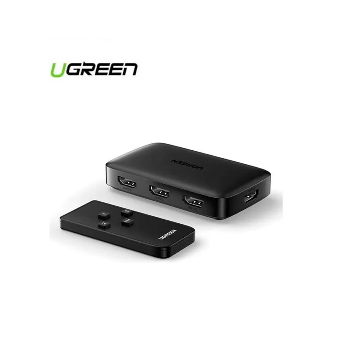 UGREEN - SWITCH SELECTOR HDMI 3X1 3 ENTRADAS A 1 SALIDA ULTRA HD 4K