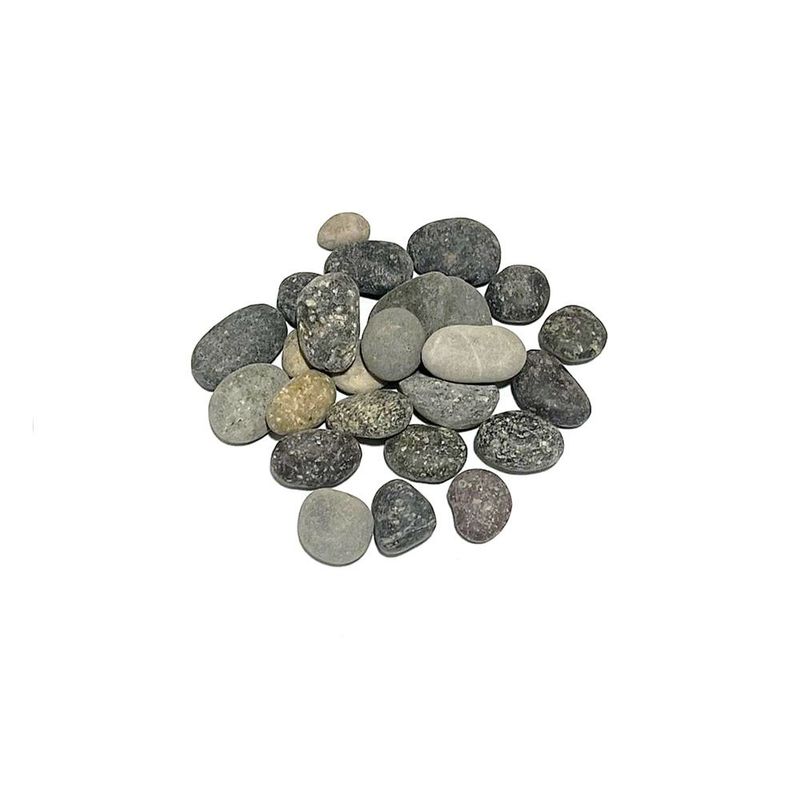 GENERICO - PIEDRA CANTO RODADO 2-4CM MIX NATURAL BOLSA 5KG