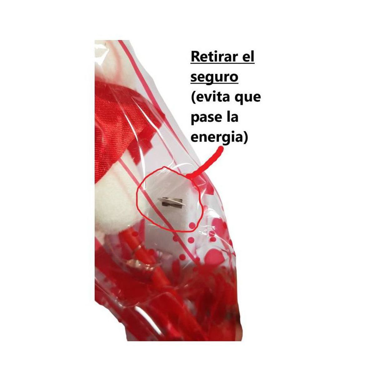 GENERICO - Kit 3 Rosas roja de regalo con osito y luces de amor