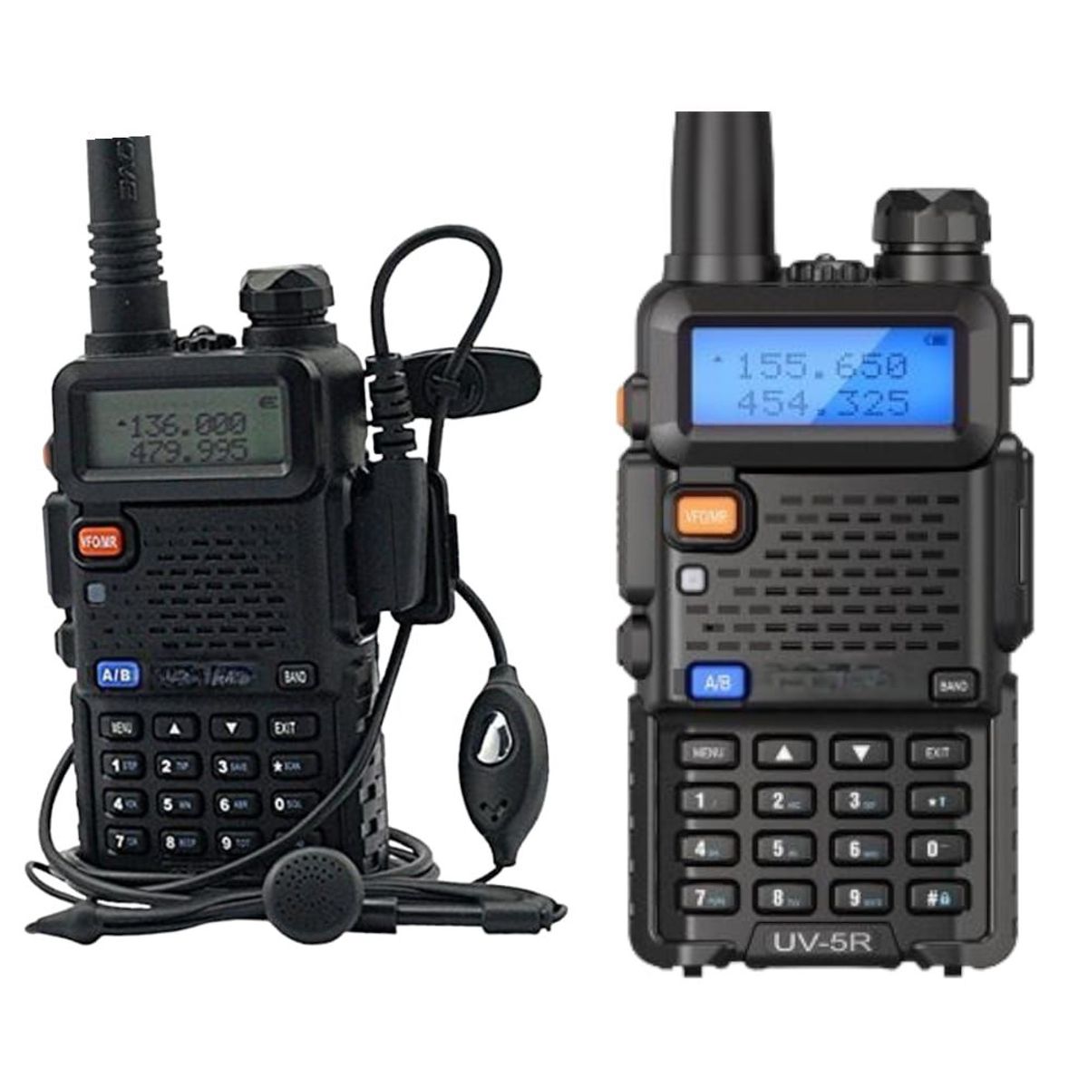 OEM - Par de Radios Walkie Talkie Banda Dual VHFUHF Transmisor FM Modelo UV8R