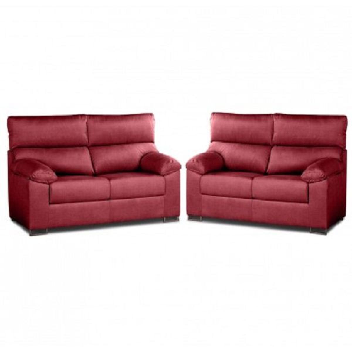 DMUEBLES - SALA DMUEBLES TARTTON 2-2 CUERPOS ROJO