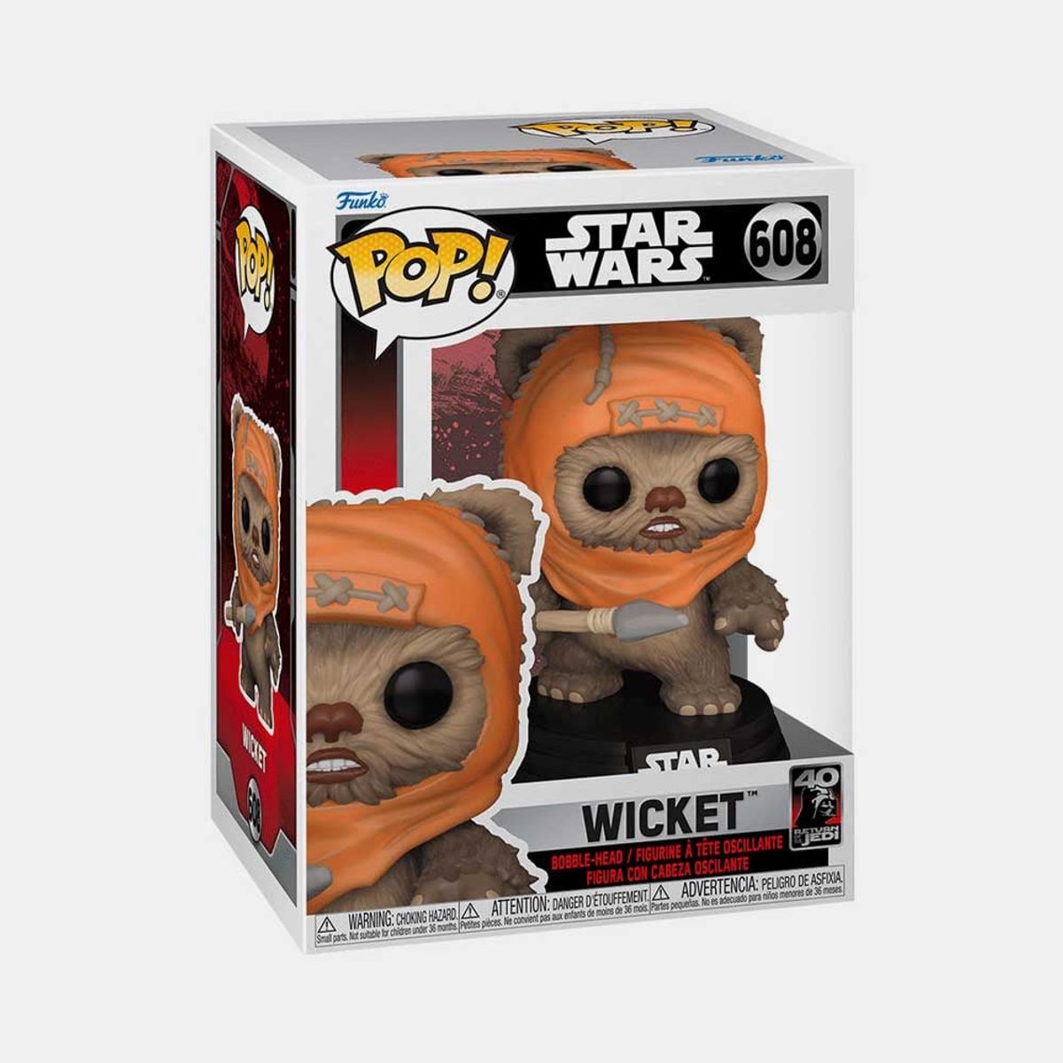 FUNKO - FUNKO POP STAR WARS RETURN OF THE JEDI 40TH - WICKET
