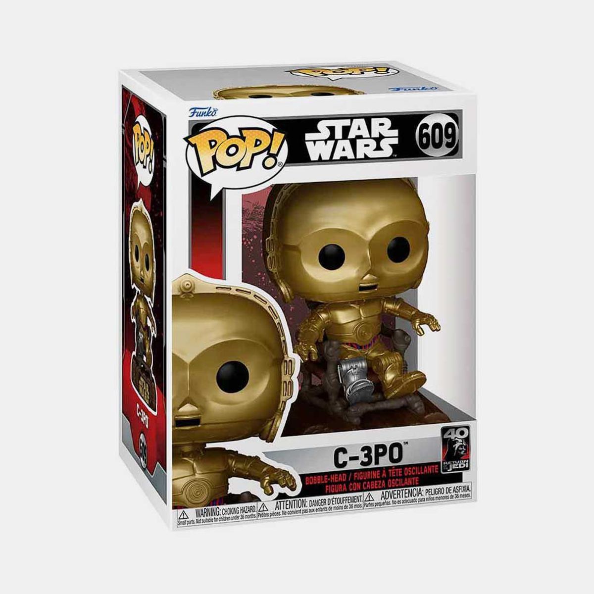 FUNKO - FUNKO POP STAR WARS RETURN OF THE JEDI 40TH - C-3PO IN CHAIR