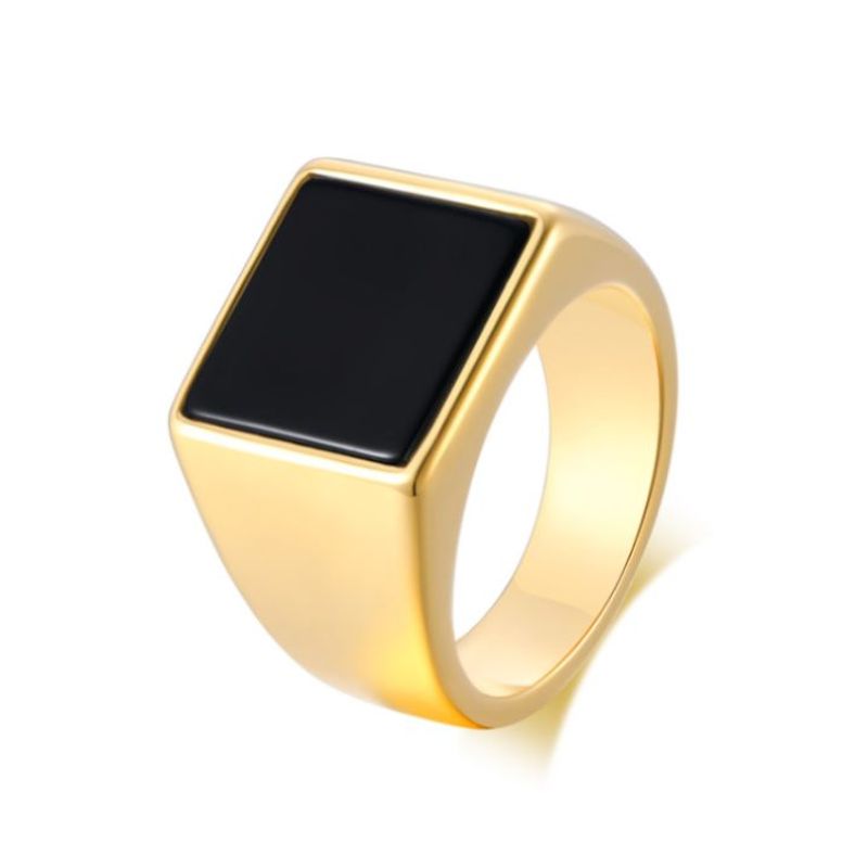 GENERICO - ANILLO FLAT CLASSY DORADO - RIN-11