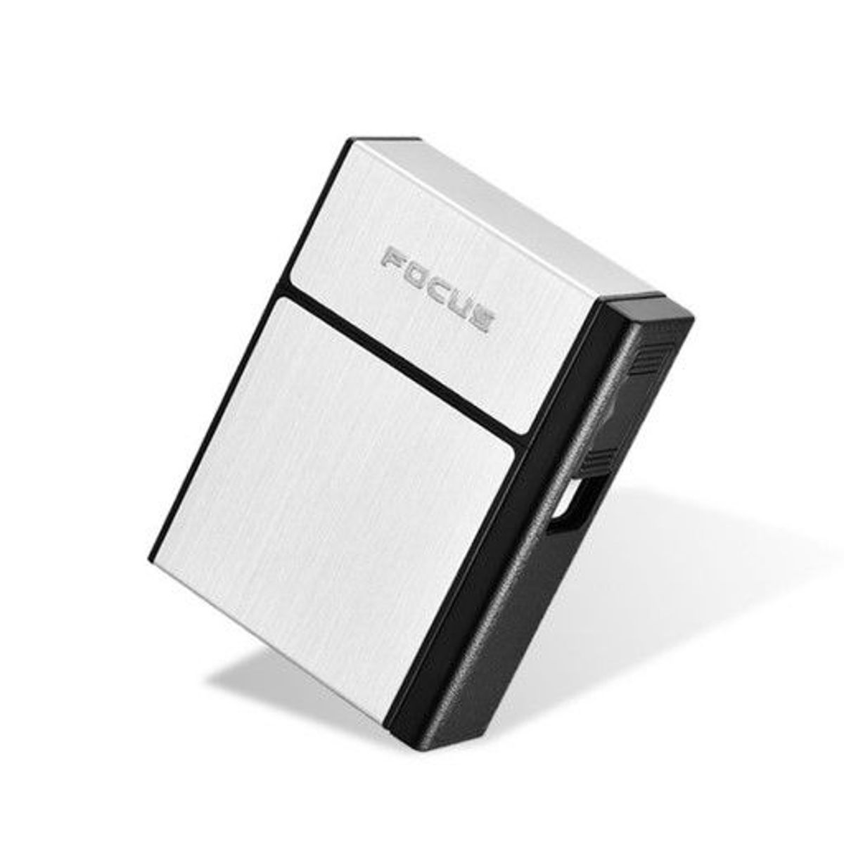 GENERICO - CIGARRERA ELECTRICA FOCUS - PLATEADO - CAPACIDAD 20 UND