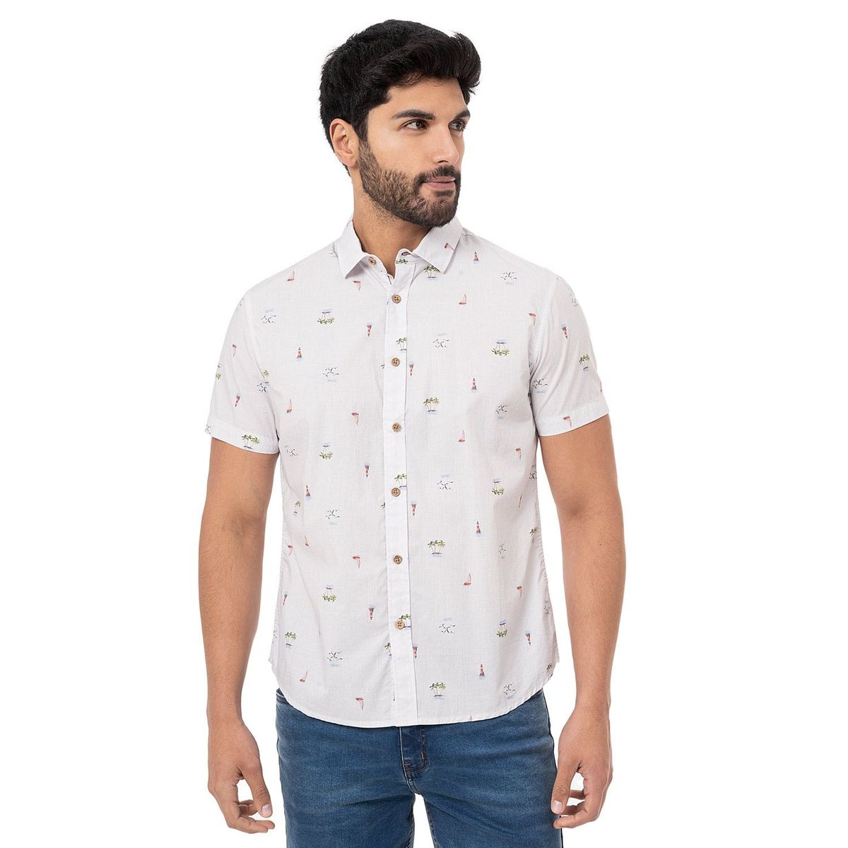 PIONIER - Camisa Popelina Hombre Frek Pionier