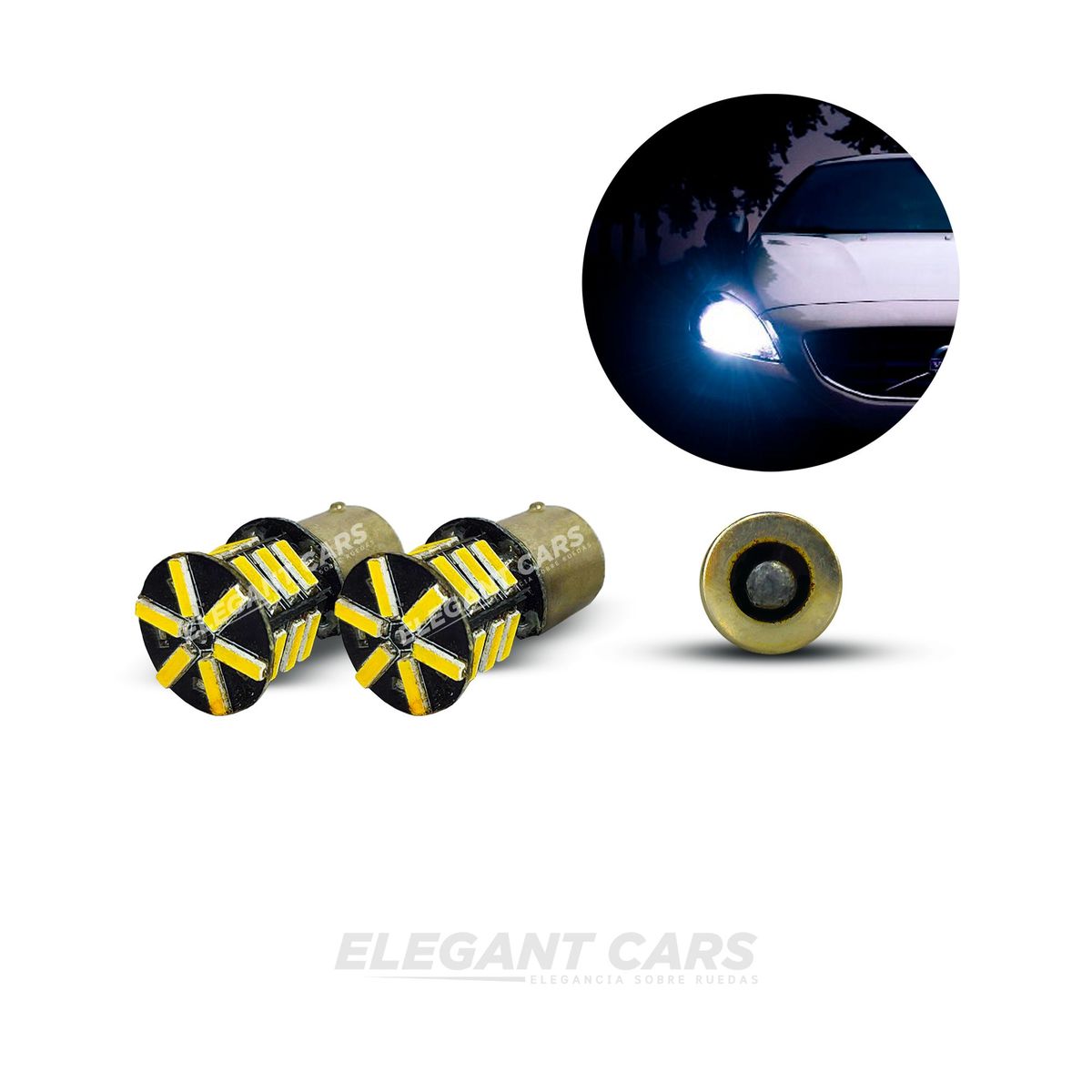 GENERICO - Foco Led T20  Luz Blanco 1 Contacto potente Estrobo