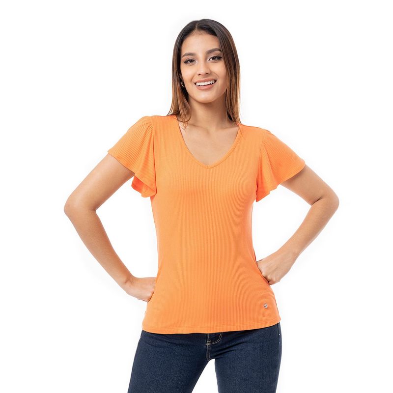 PIONIER - Polo Moda Rib Mujer Axury.